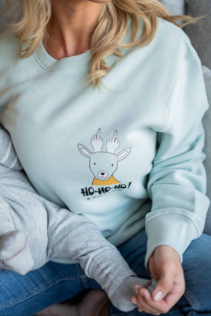 Ho-Ho-Ho Oversized Sweatshirt
